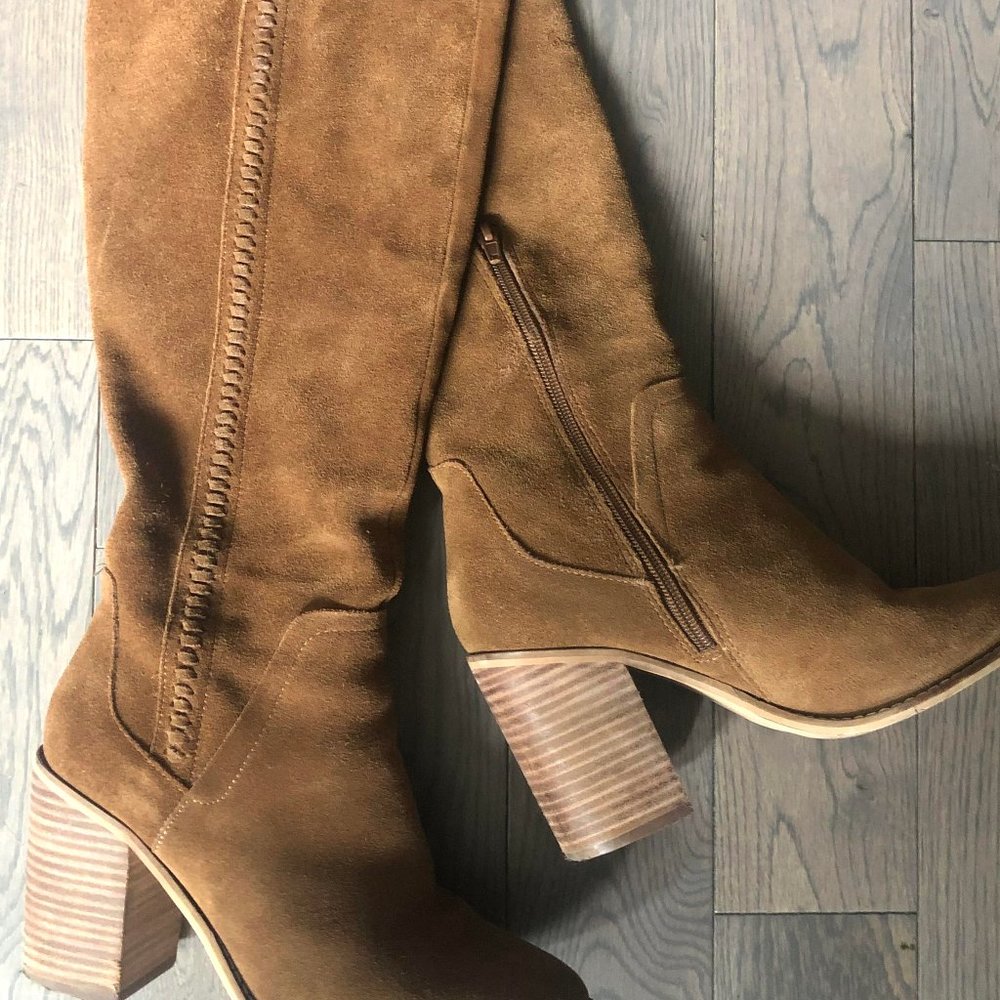 Steve Madden Roxana Knee High Boots, Brown suede